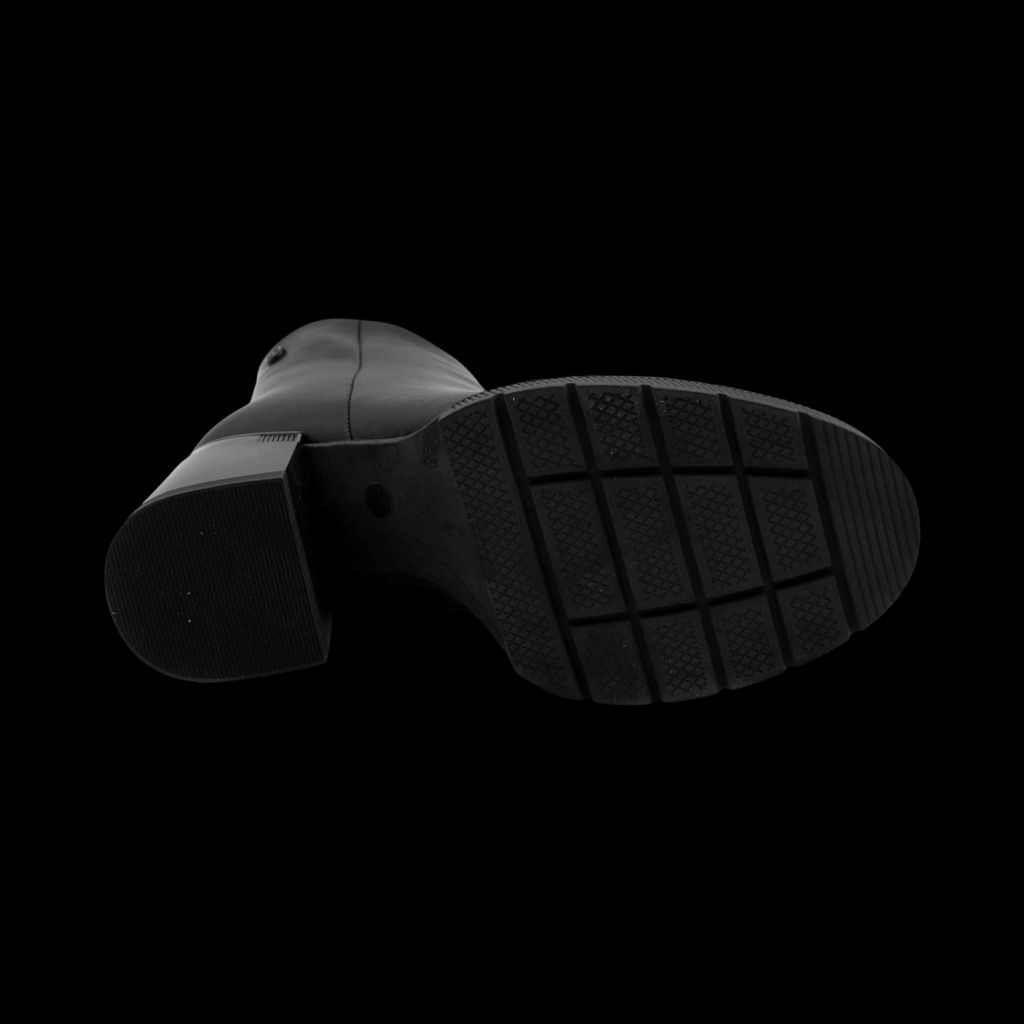 Ботинки из натуральной кожи на меху РМ-093-1 черные