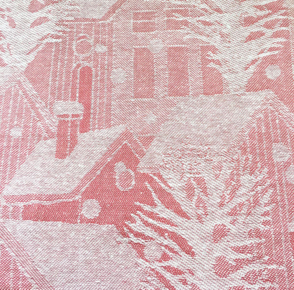 Полотенце кухонное 50*70 см, жаккардовое, 100 % лён (Совята, серо-сиреневый) - Ивановотекстиль фото 4