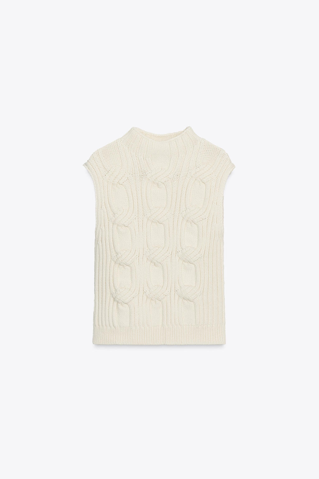 CABLE KNIT VEST TOP