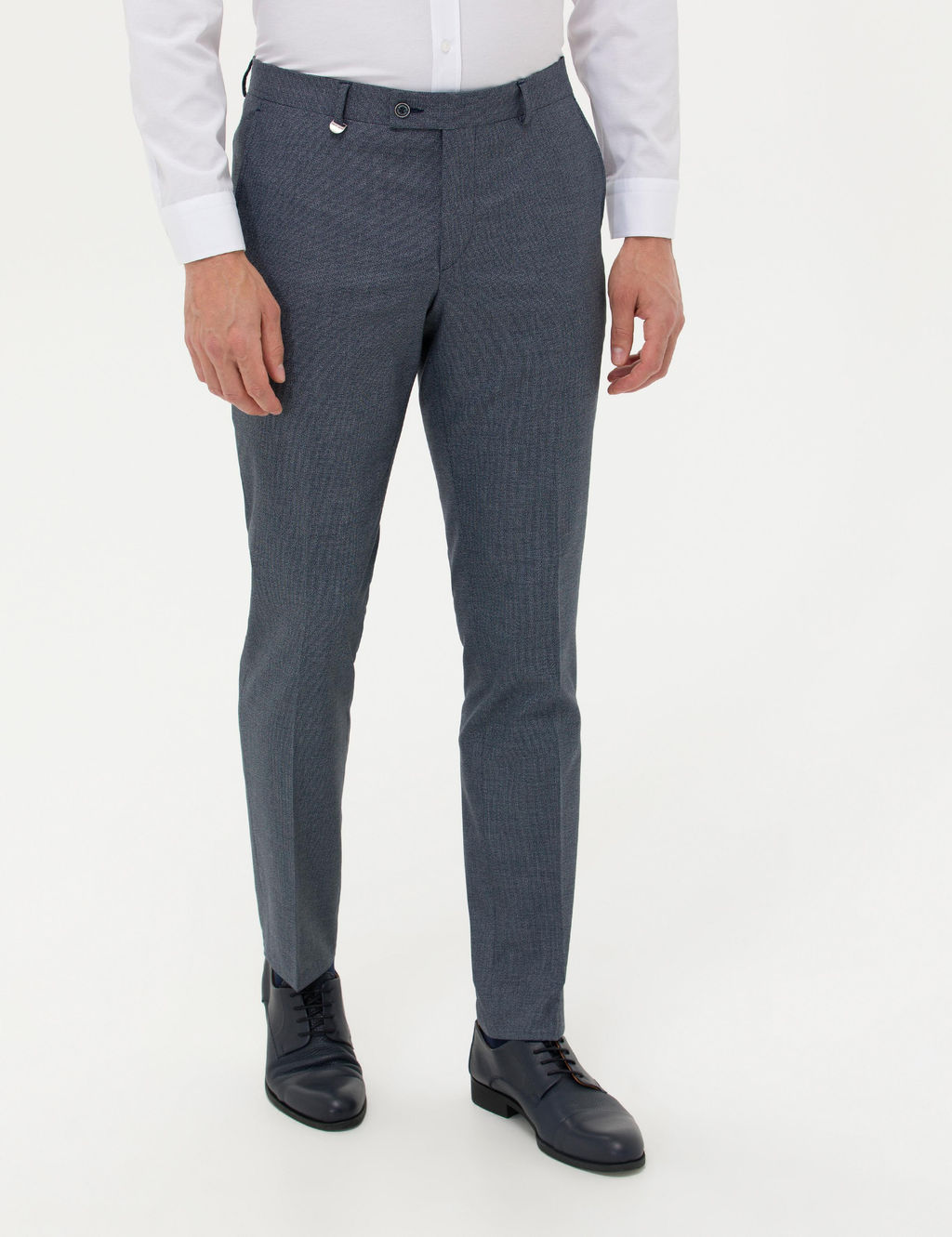 Lacivert Slim Fit Kuma_ Pantolon - Pierre cardin фото 2