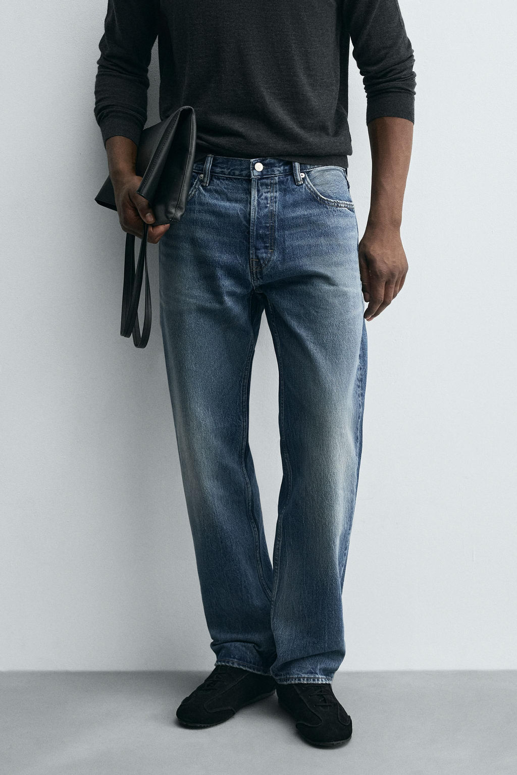 JEANS STRAIGHT FIT / Azul - Zara фото 11