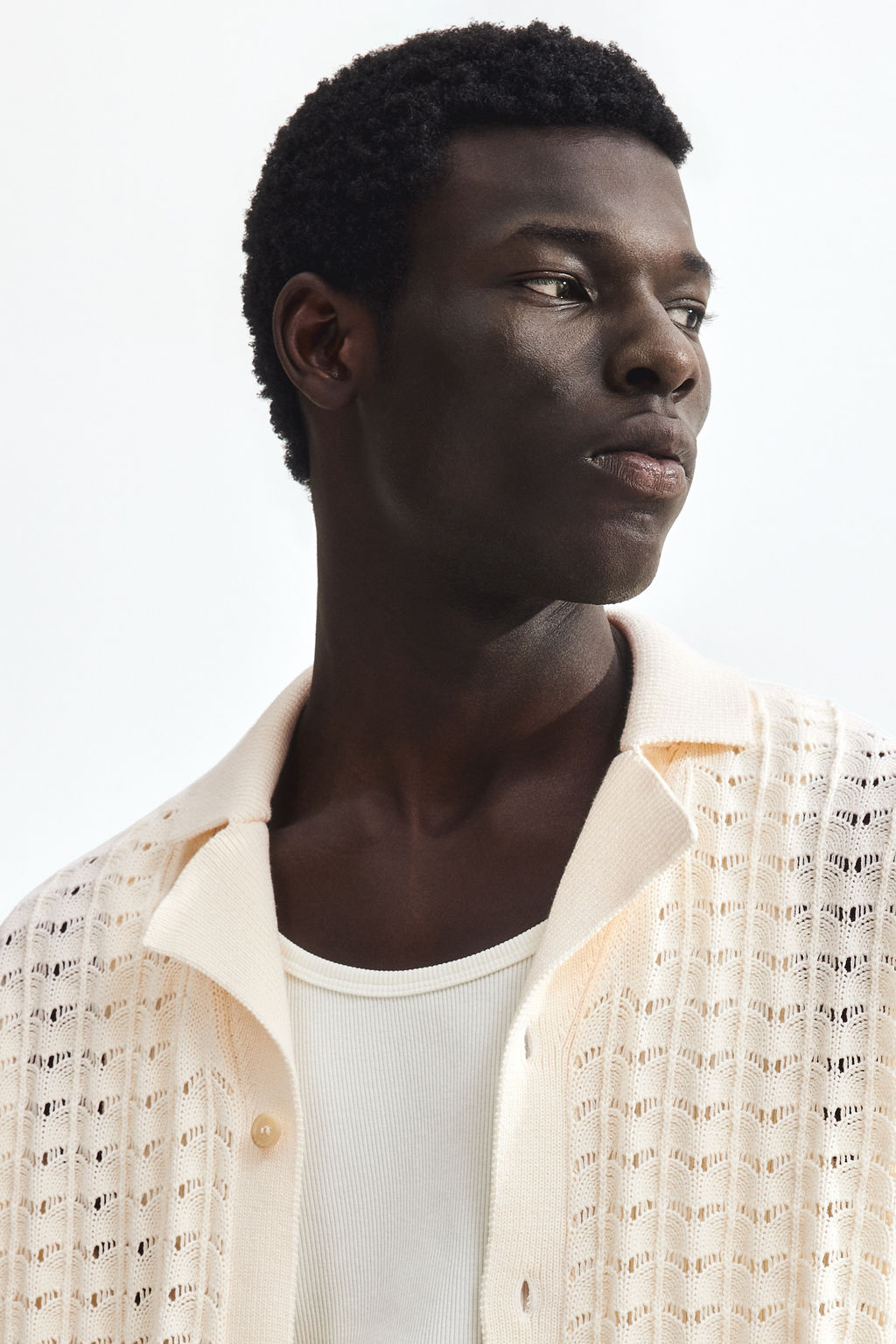 Camisa resort en punto pointelle Relaxed Fit - H&m фото 5