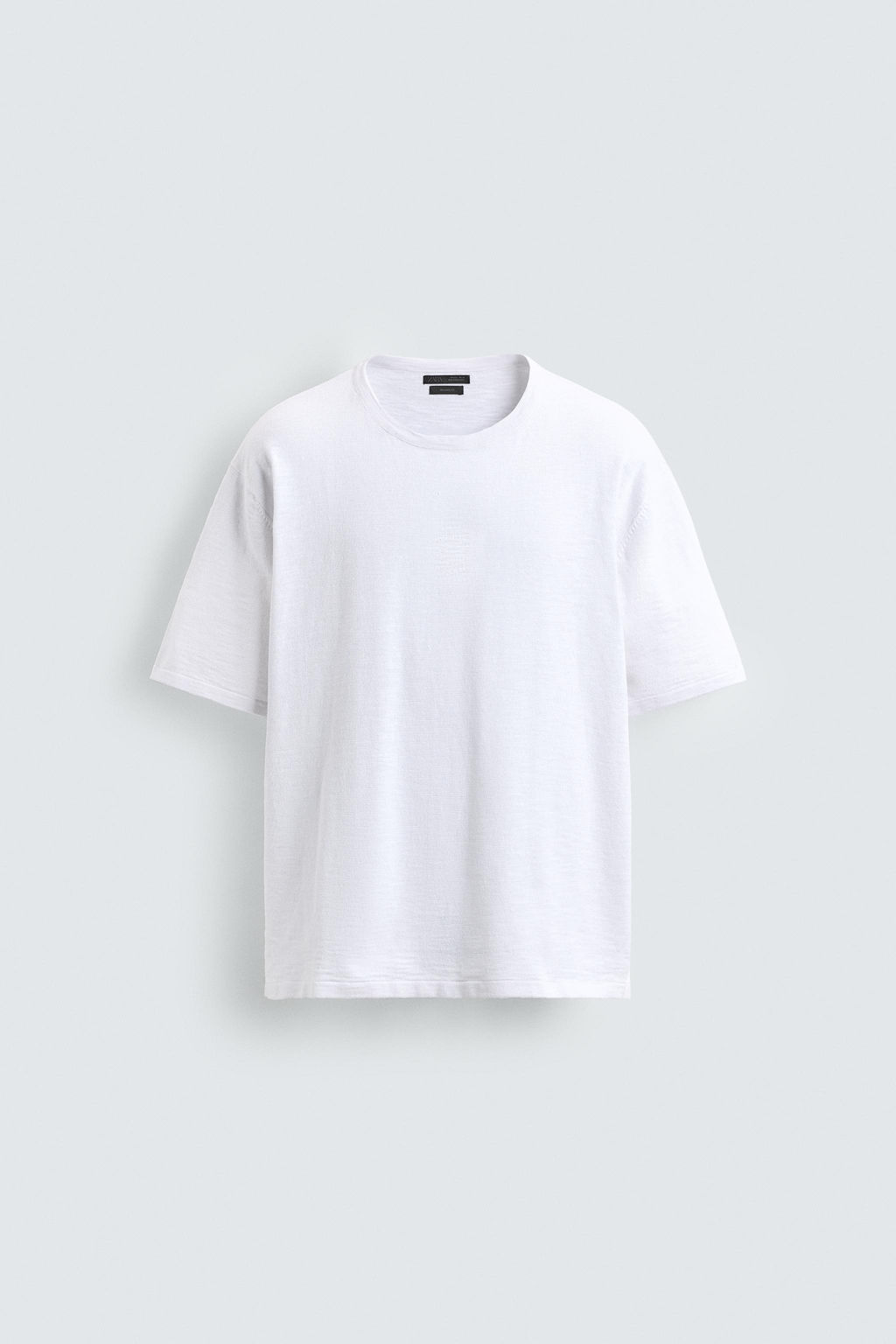 CAMISETA PUNTO ESTRUCTURA FLAM? / Blanco - Zara фото 6