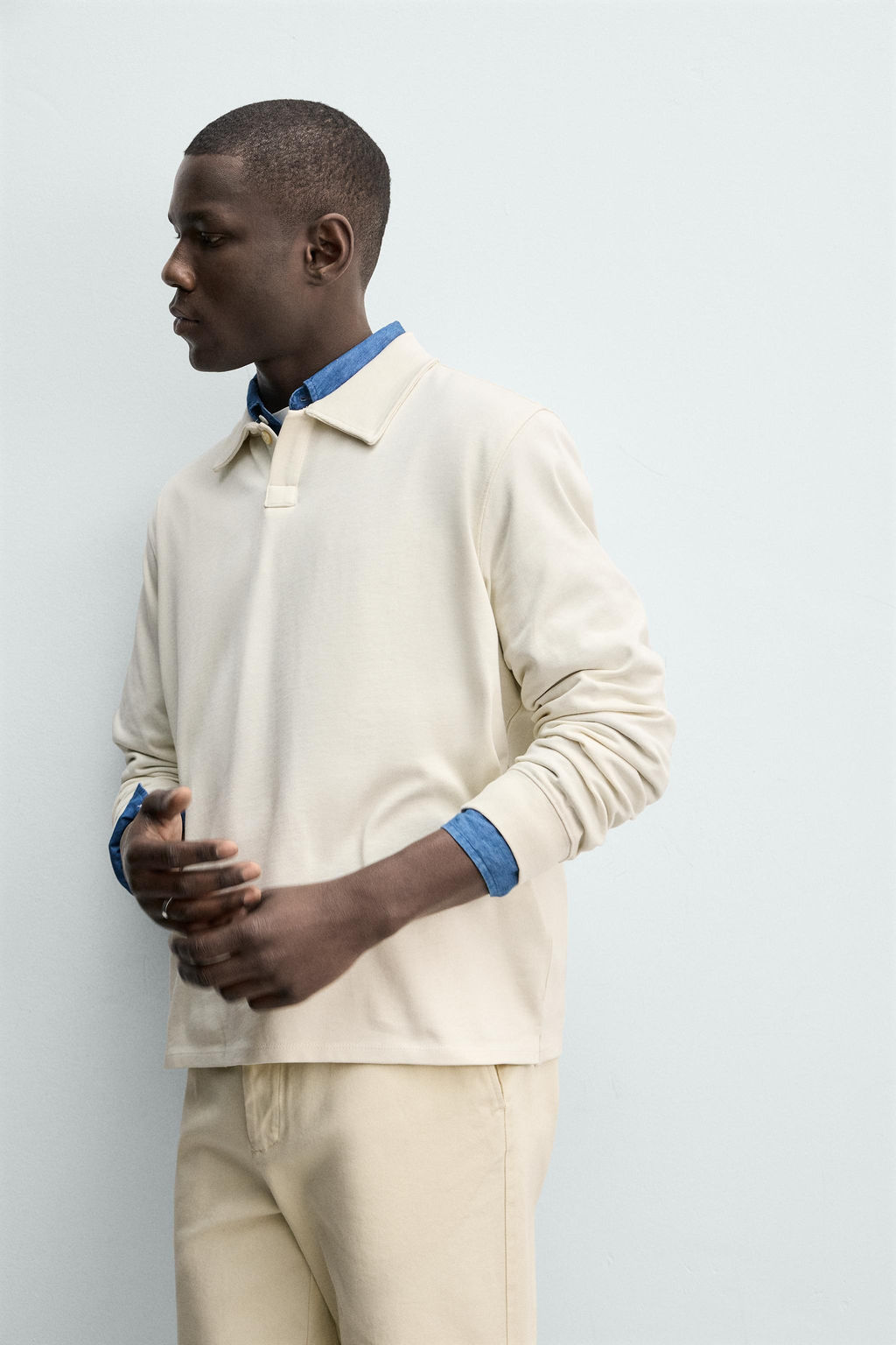 POLO REGULAR FIT / Blanco roto - Zara фото 6