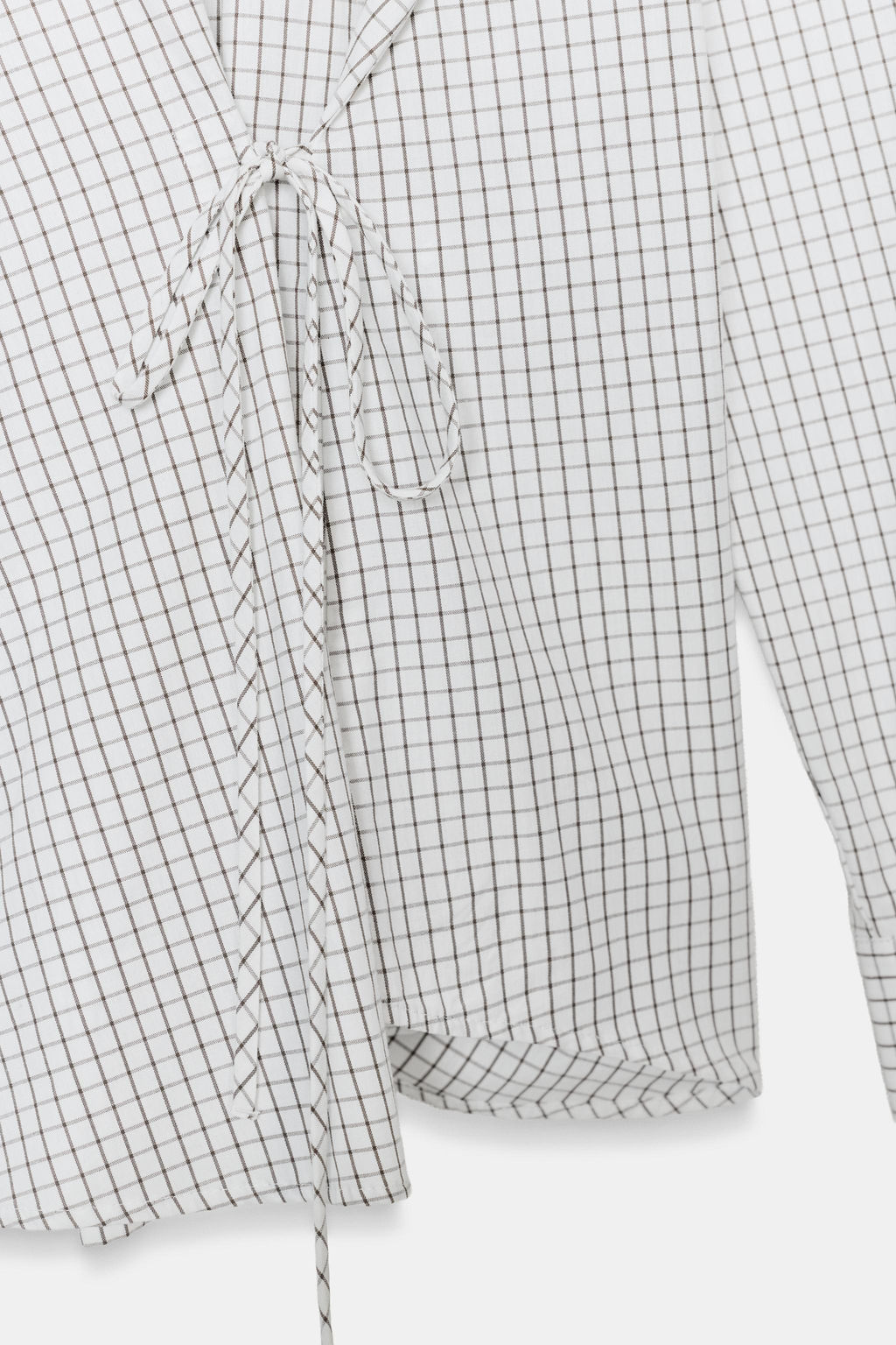 CAMISA CUADROS LAZO / marron/blanco - Zara фото 10