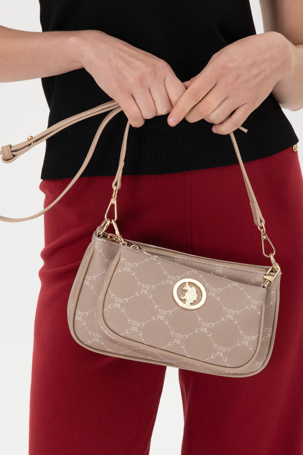 Женская сумка через плечо из норки - U.s. polo assn фото 2