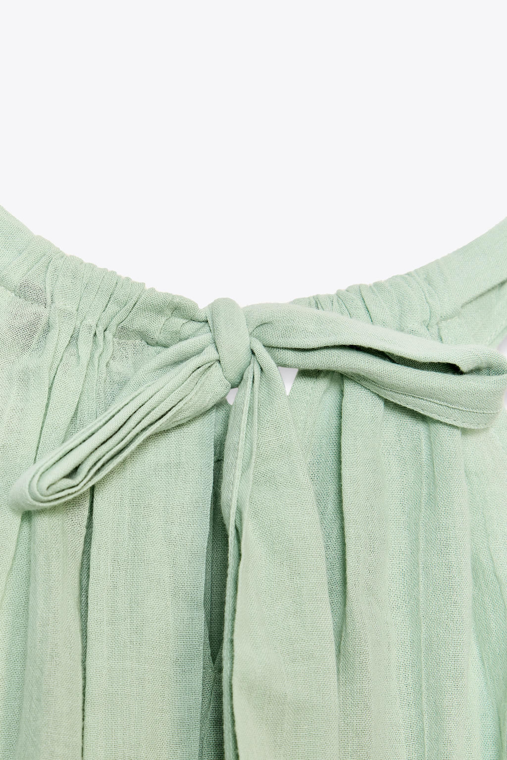 EMBROIDERED GAUZE TOP - Zara фото 22