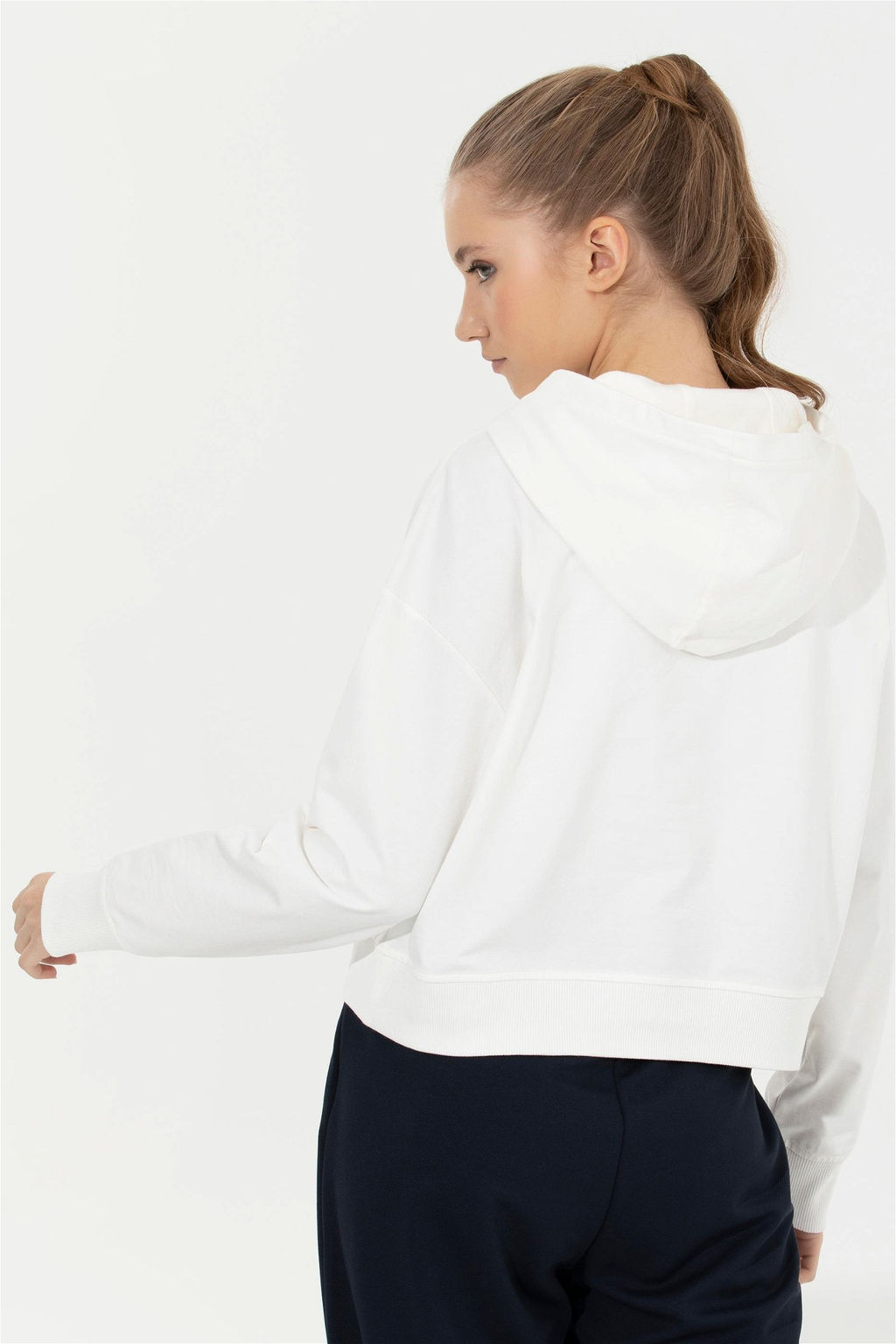U. S. Polo Assn Женская толстовка с капюшоном цвета экрю - U.s. polo assn фото 11