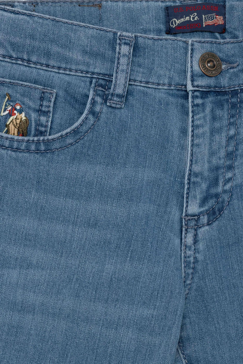 U. S. Polo Assn Темно-синие джинсовые брюки для мальчика - U.s. polo assn фото 5