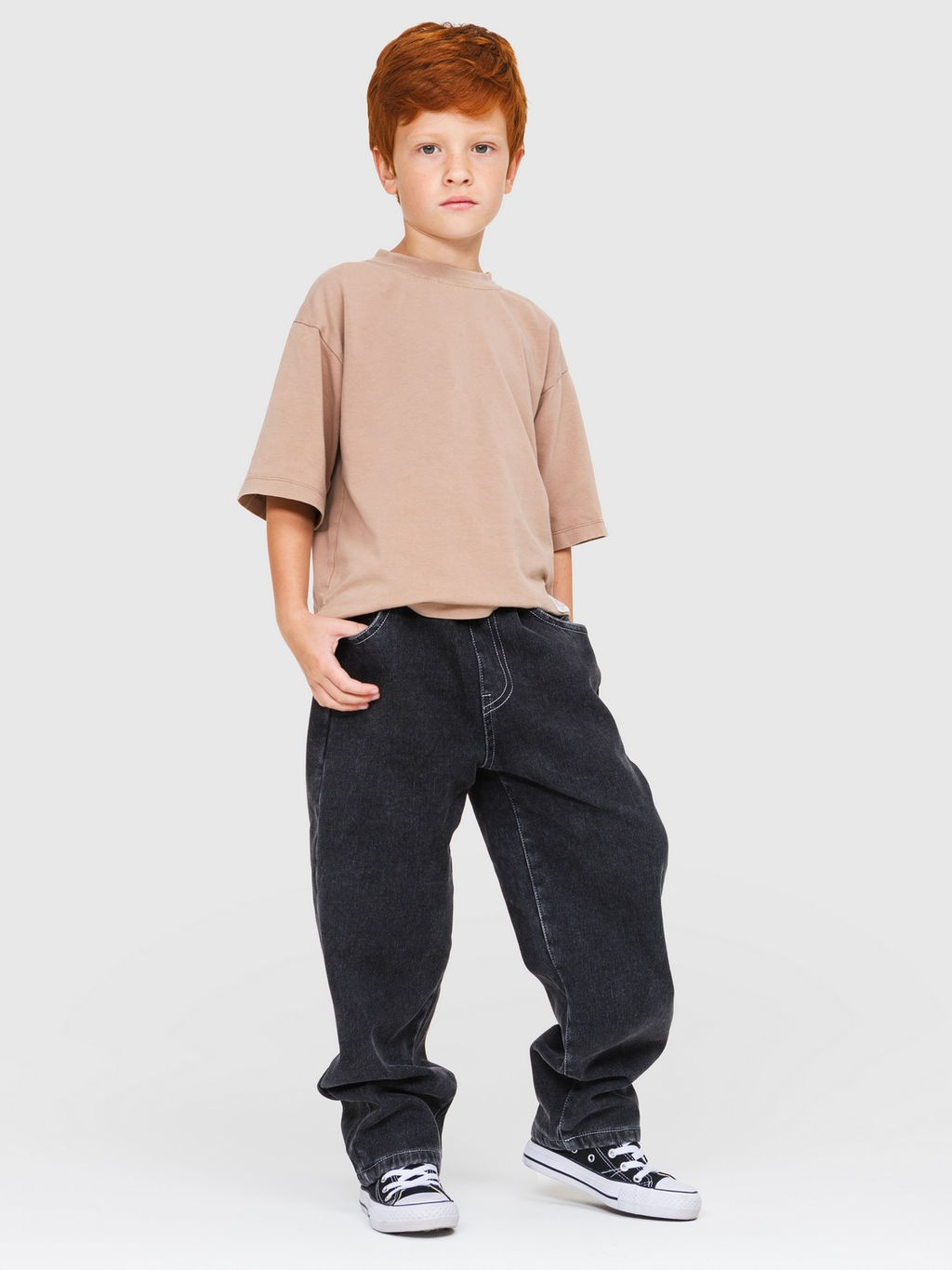 Джинсы-багги утеплённые для мальчиков - Синяя Мода фото 7