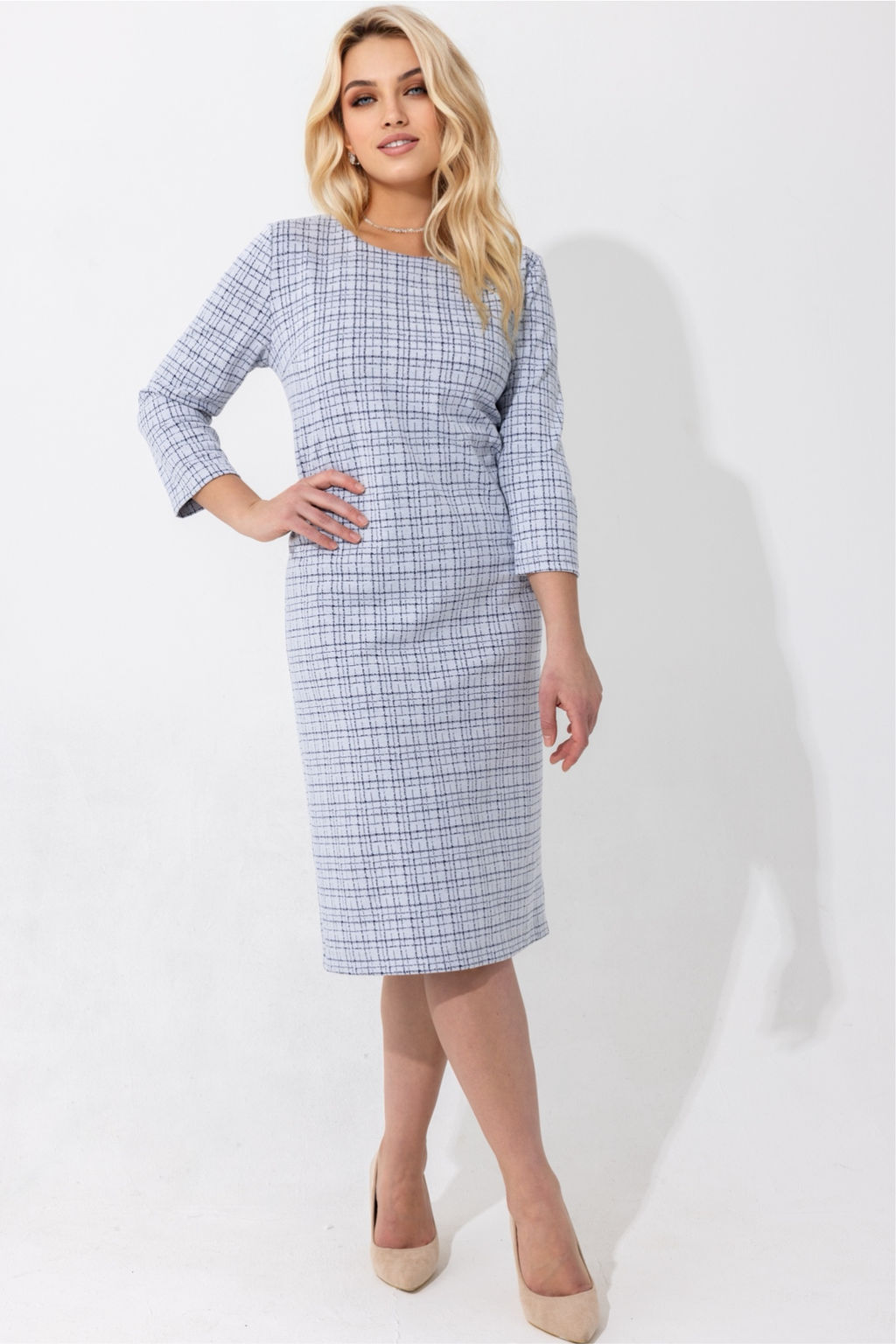 Платье женское 6138/06/Светло-серый