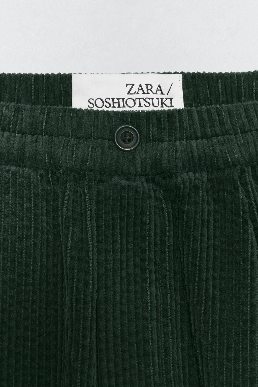 CORDUROY BERMUDA SHORTS SOSHIOTSUKI x ZARA