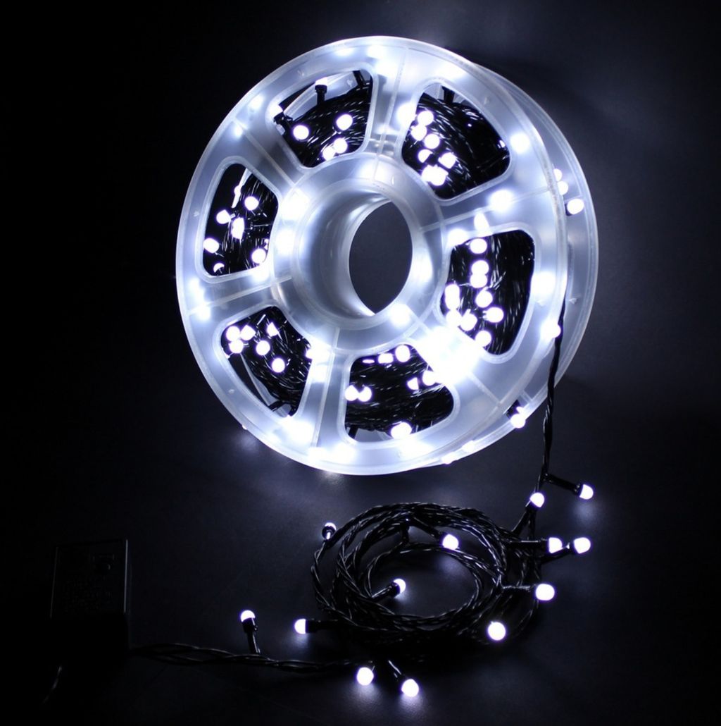 Гирлянда нить уличная на катушке 50 м (арт. HZ-79) - Ип лебедев о.ю фото 4