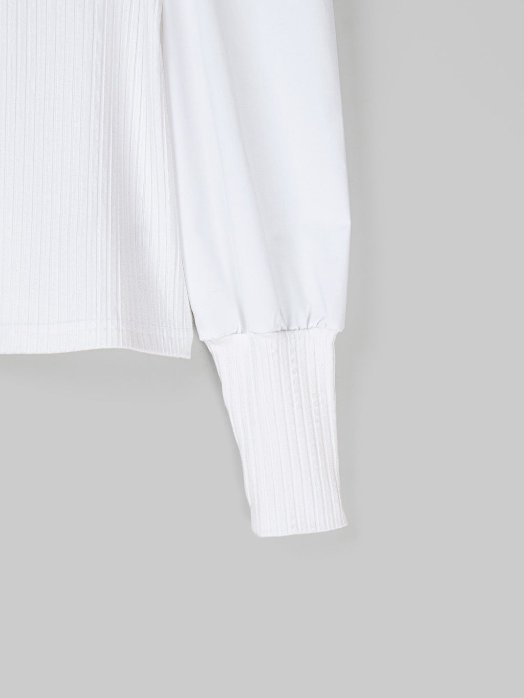 Блузка из лапши для девочки Белая 7+ - Bungly фото 4