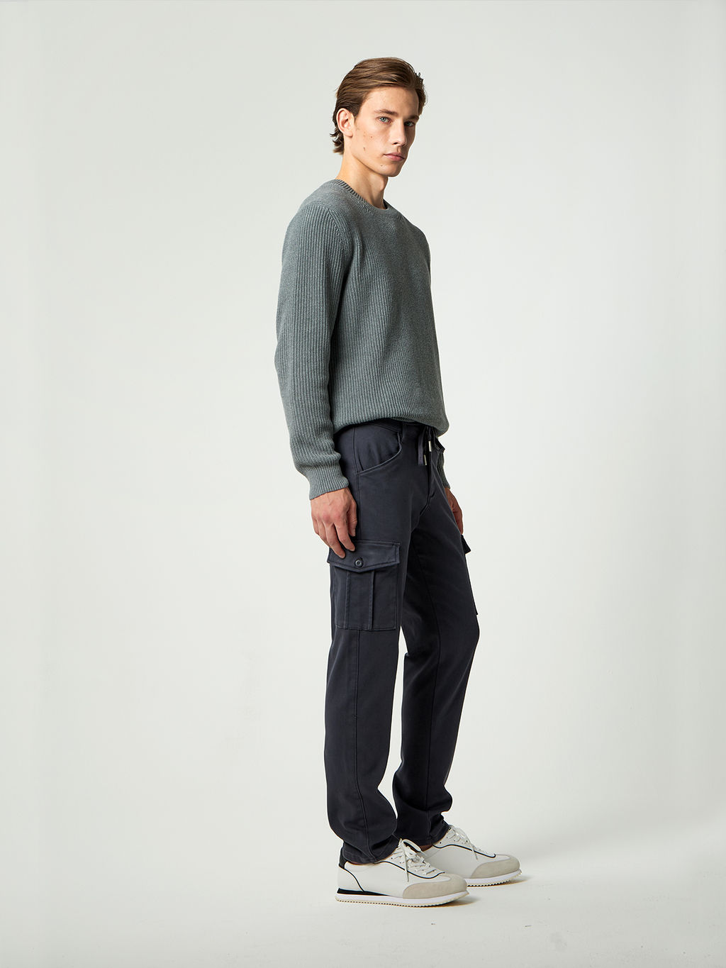 Мужские джинсы Карго утеплённые - Mossmore фото 13