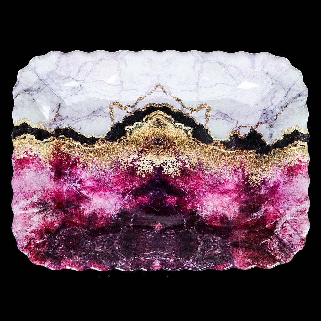 Поднос прямоугольный 37х25,5 см / 3526 /уп 100/ - ГалеонТрейд фото 6