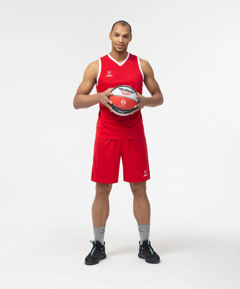 Шорты баскетбольные JOGEL CAMP Basic, красный  фото 6