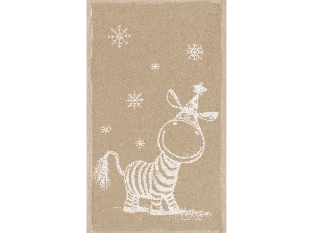 Полотенце махровое 6с104.511ж2 Зебруся(лен3) 67х40см