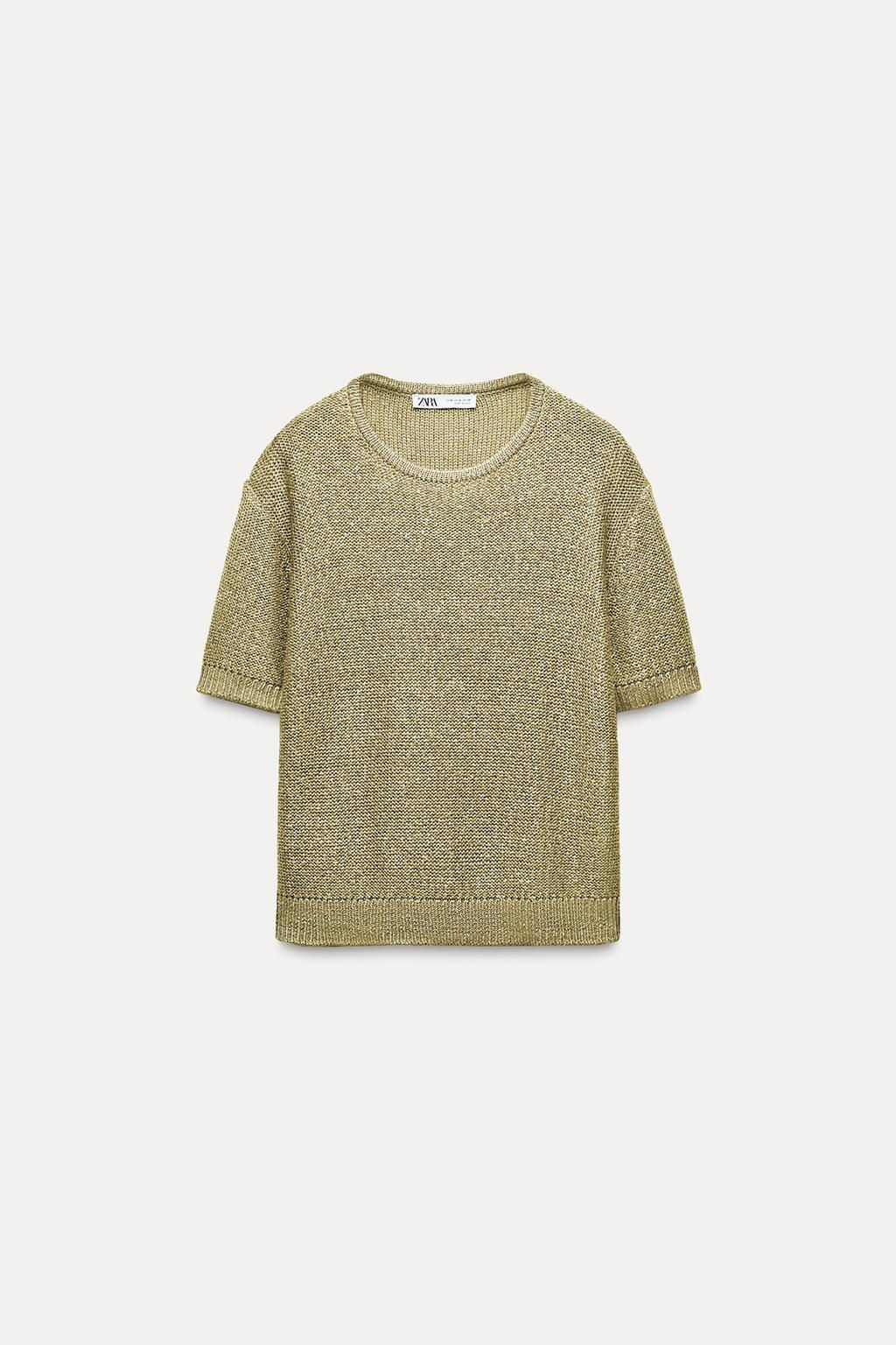 SEQUINNED KNIT TOP - Zara фото 3