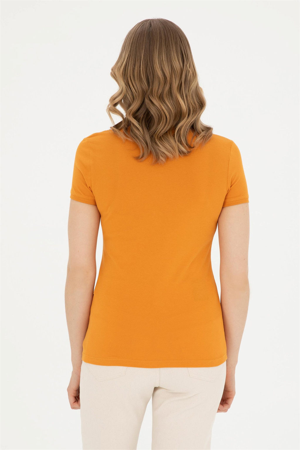 Kad_n Kiremit Basic Polo Yaka Ti__rt - U.s. polo assn фото 5