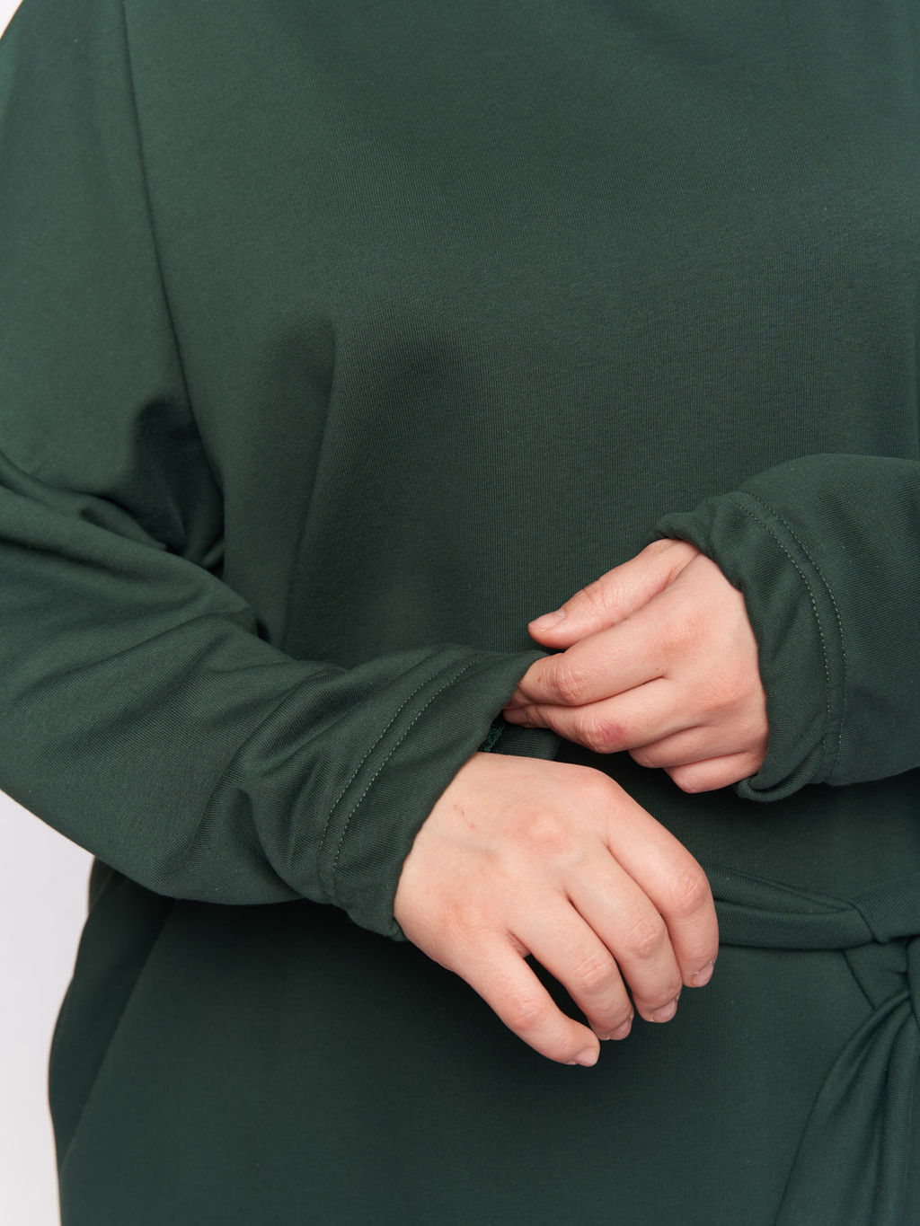 Платье с капюшоном PP83502GRN45