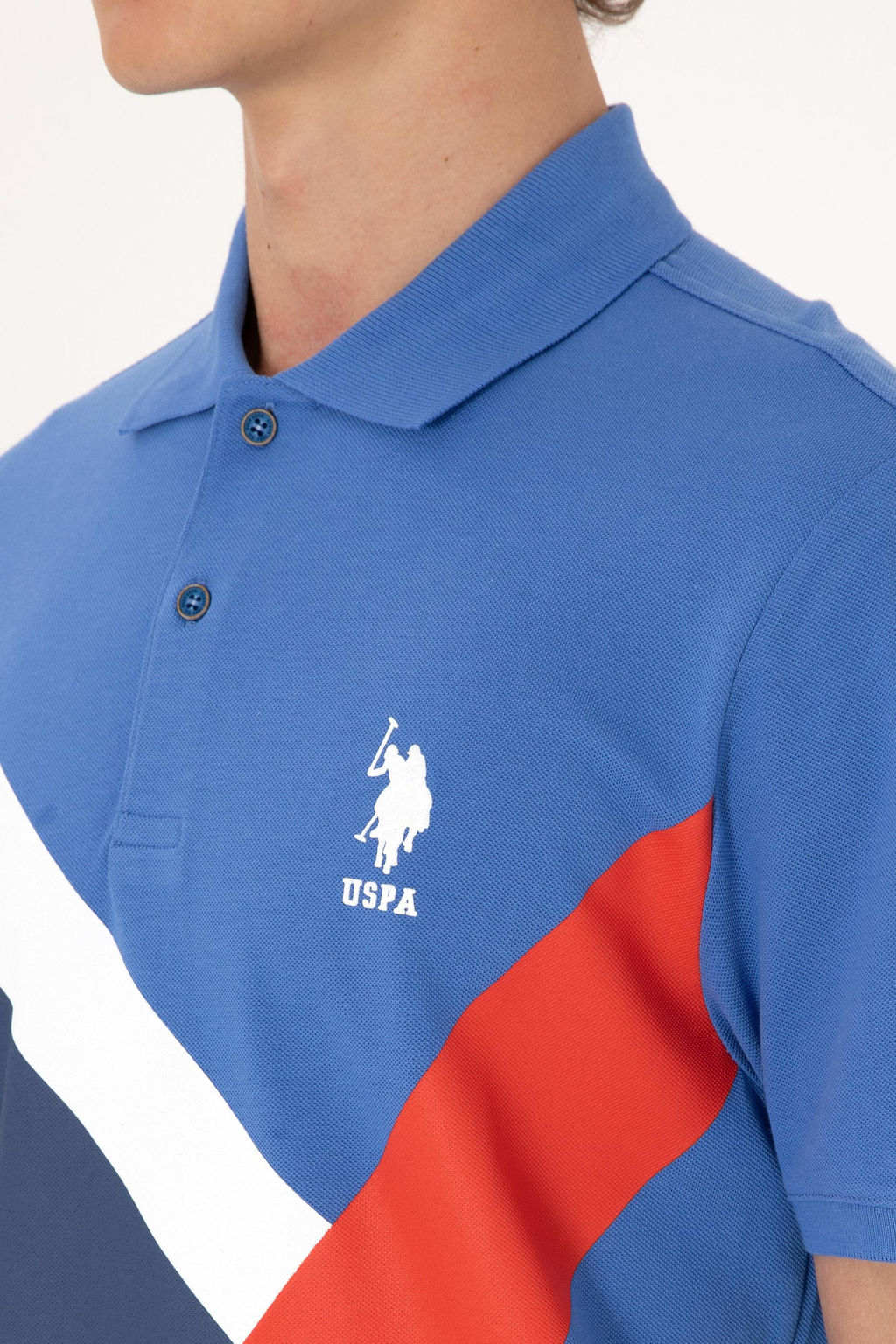 Erkek Regular Fit Polo Yaka _ndigo Ti__rt Sepette S_rpriz _ndirim - U.s. polo assn фото 7