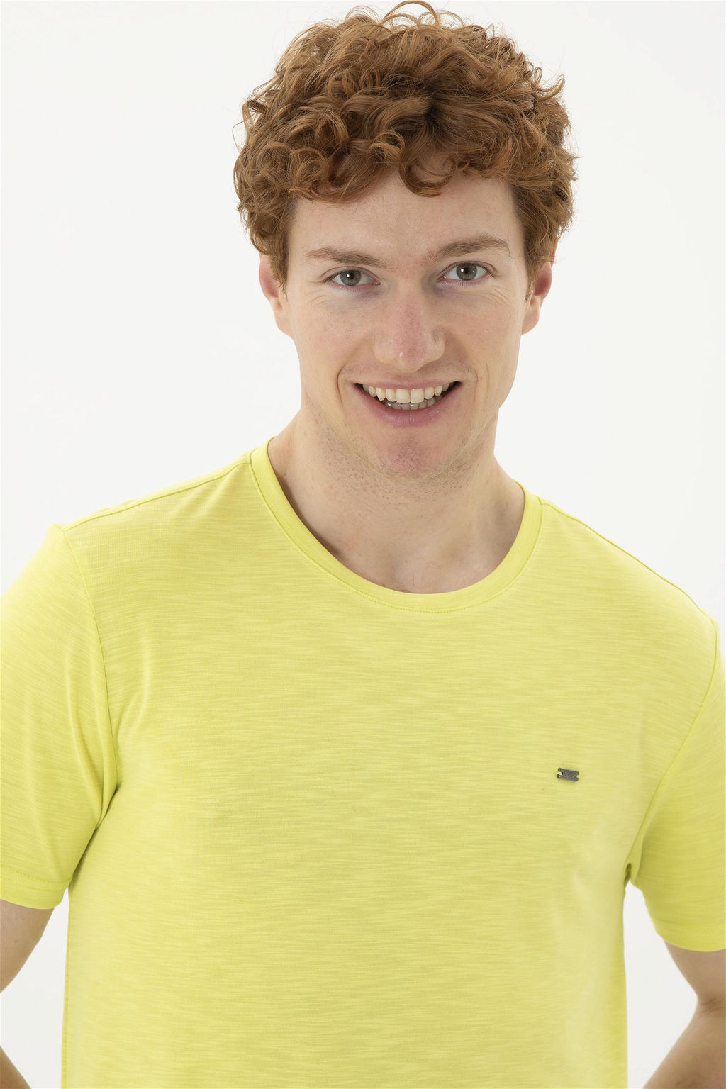 Мужская базовая футболка фисташкового цвета - U.s. polo assn фото 2