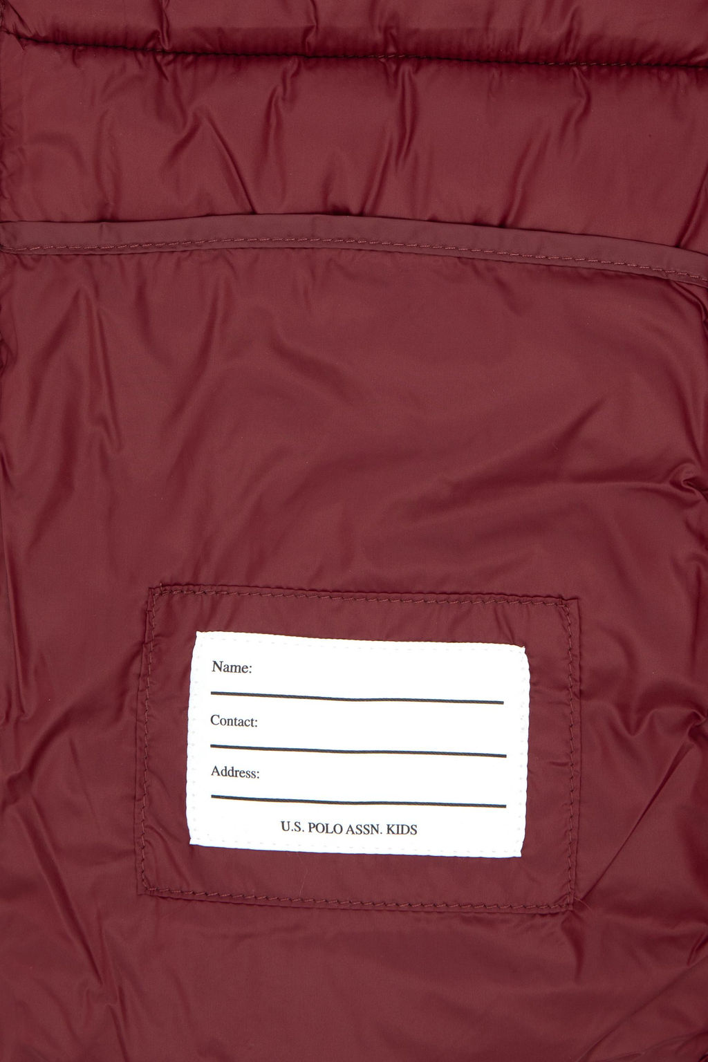 Бордовый жилет для мальчика - U.s. polo assn фото 4