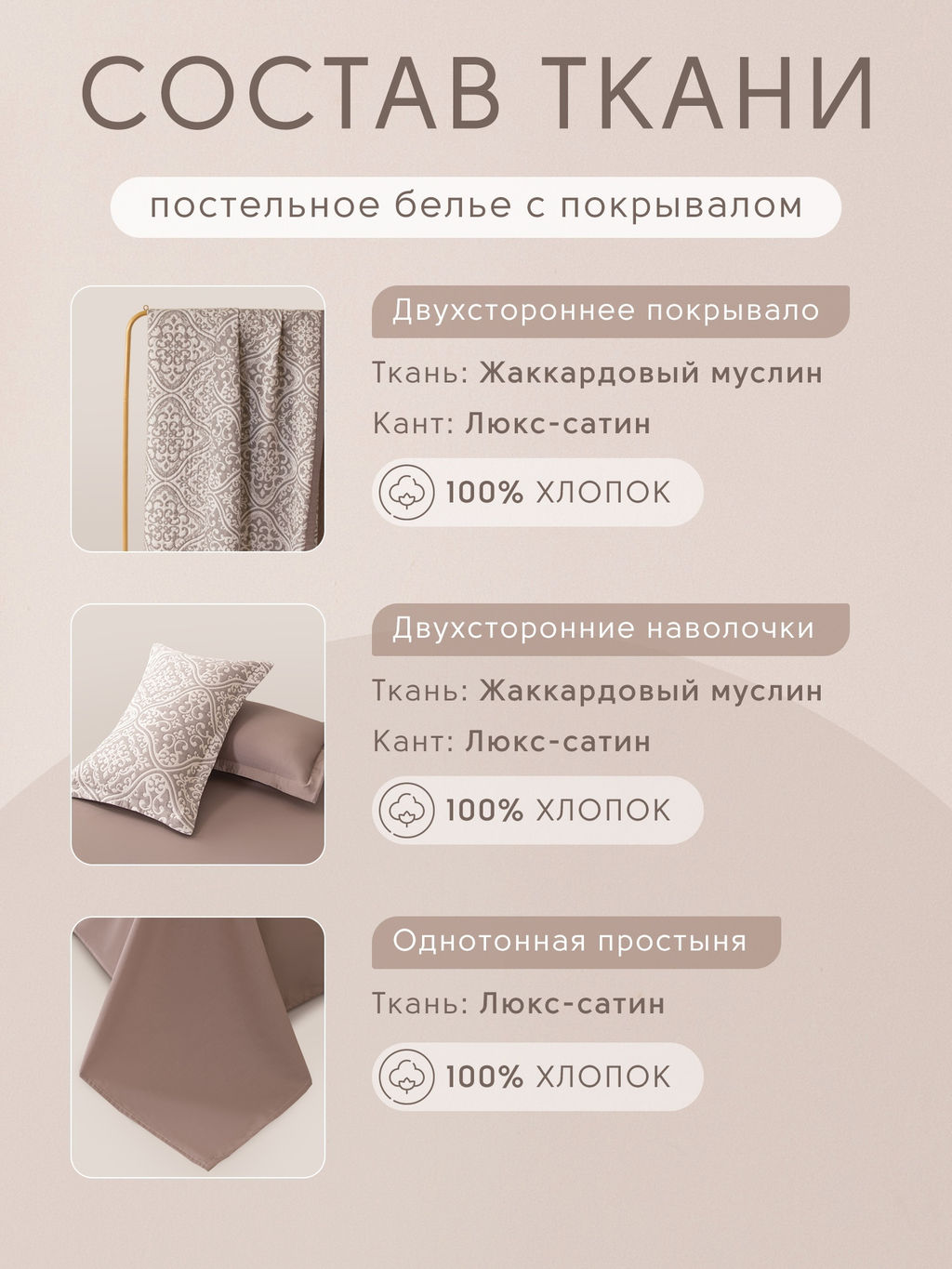 Комплект постельного белья Сатин Aurora Veil с Покрывалом AV004 Евро - Ситрейд фото 4