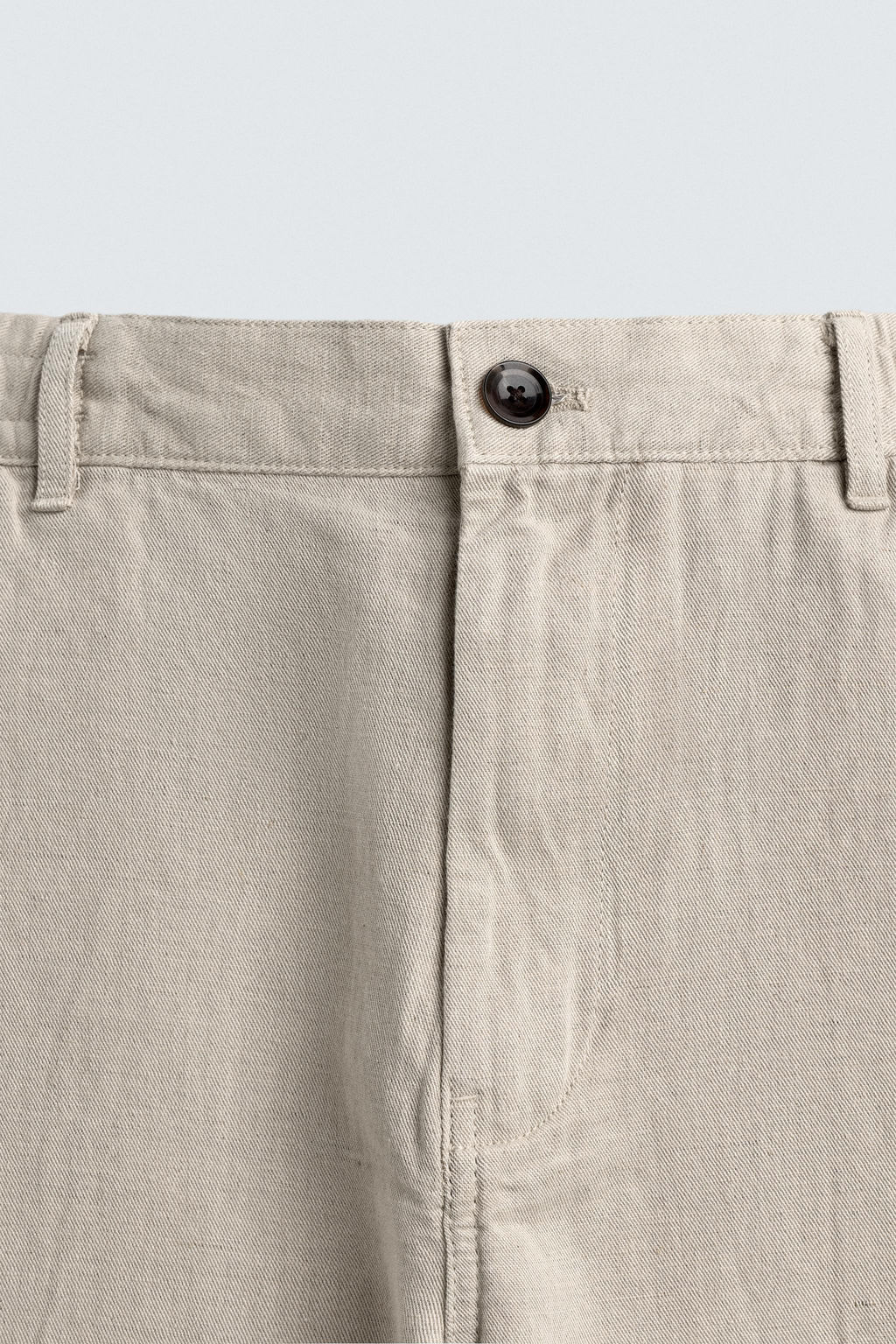 PANTAL?N FLUIDO STRAIGHT FIT / Gris perla - Zara фото 9