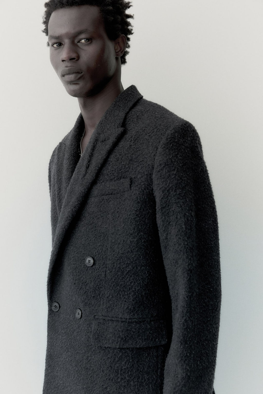 Americana cruzada en mezcla de lana - H&m фото 4