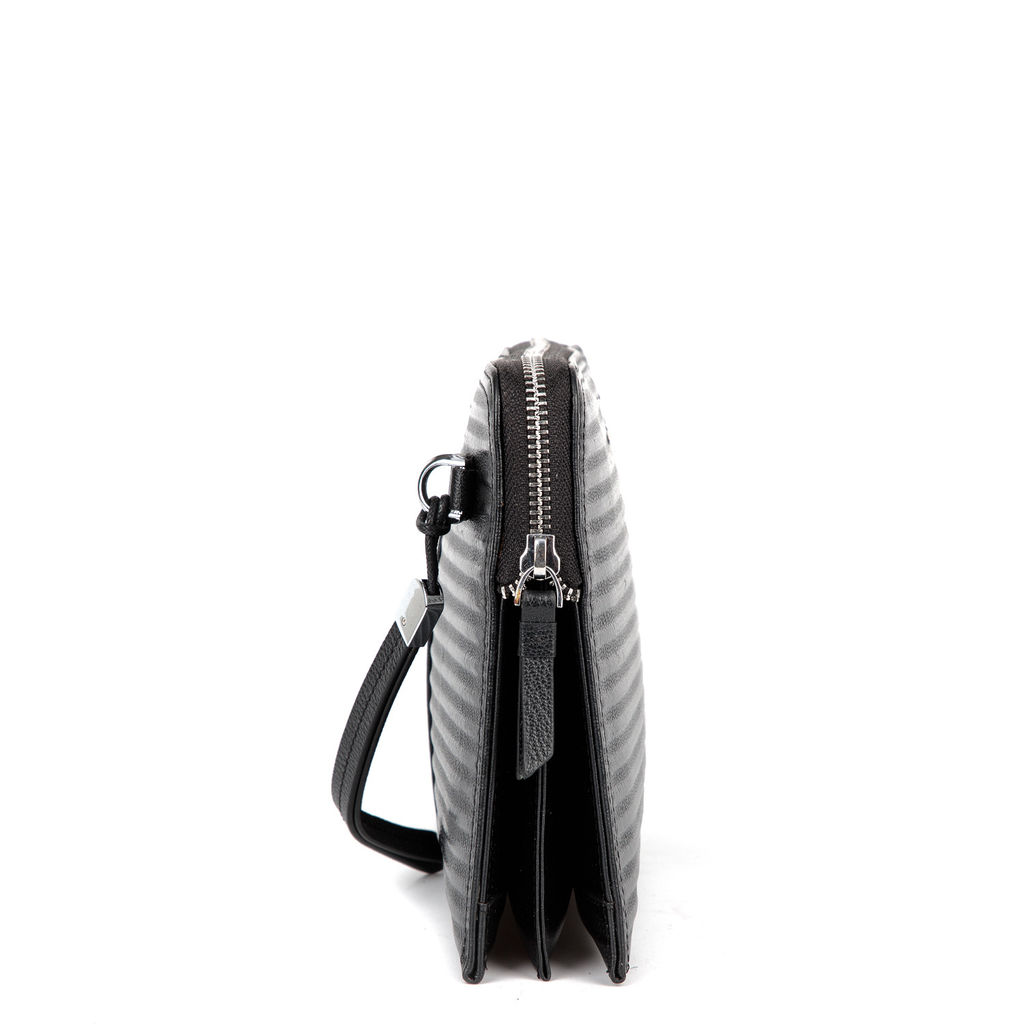 88655 black, мужской кожаный клатч Barcelo Biagi