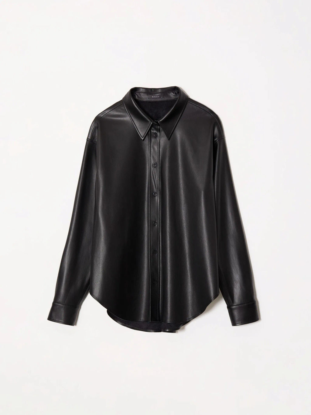 Рубашка однотонная - Emka фото 7