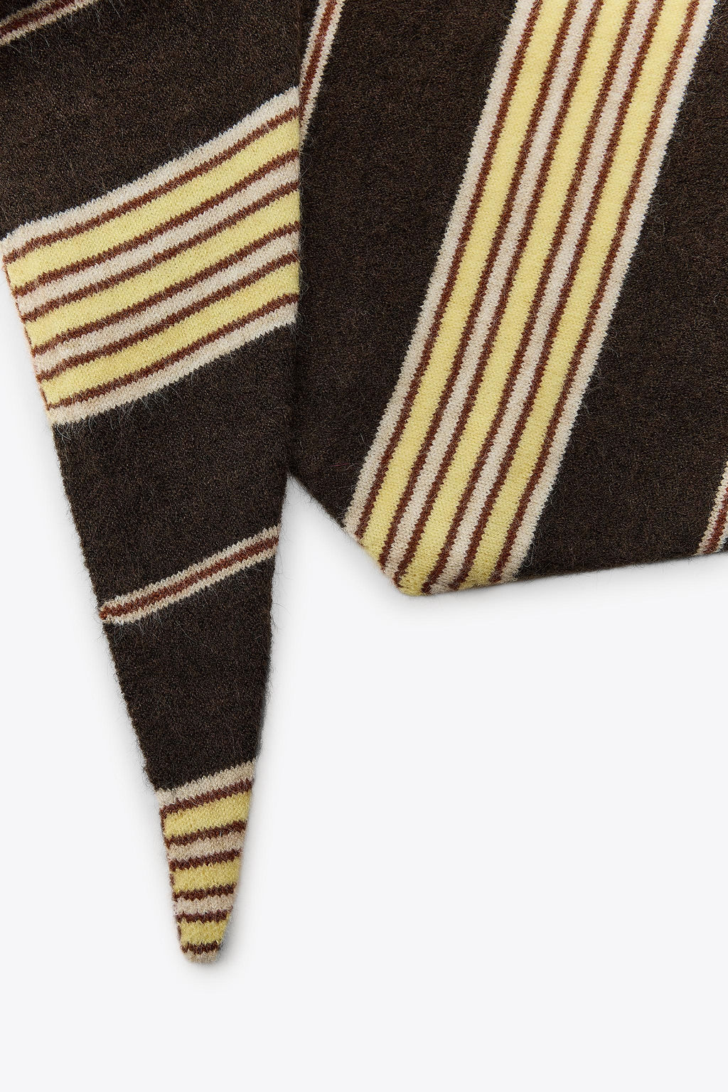 STRIPED KNITTED BANDANA - Zara фото 5