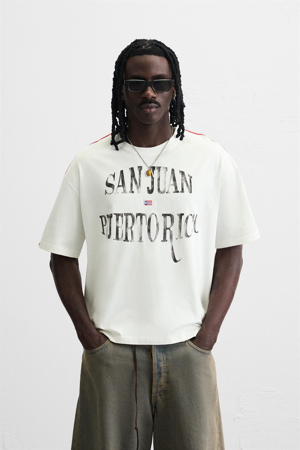 FLAG EMBROIDERY T-SHIRT - Zara фото 2