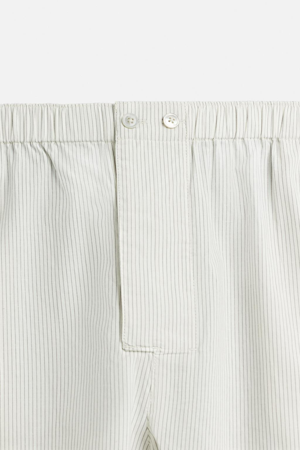 COTTON-HEMP STRIPED BERMUDA SHORTS - Zara фото 8