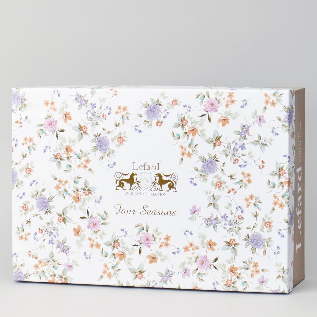 ЧАЙНЫЙ НАБОР LEFARD ВРЕМЕНА ГОДА НА 6 ПЕР. 12 ПР. 250 МЛ СЕРЫЙ  фото 2