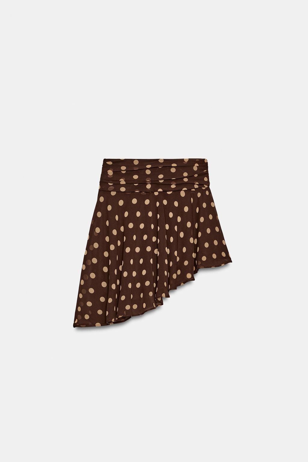 ASYMMETRIC DOTS SKIRT - Zara фото 6