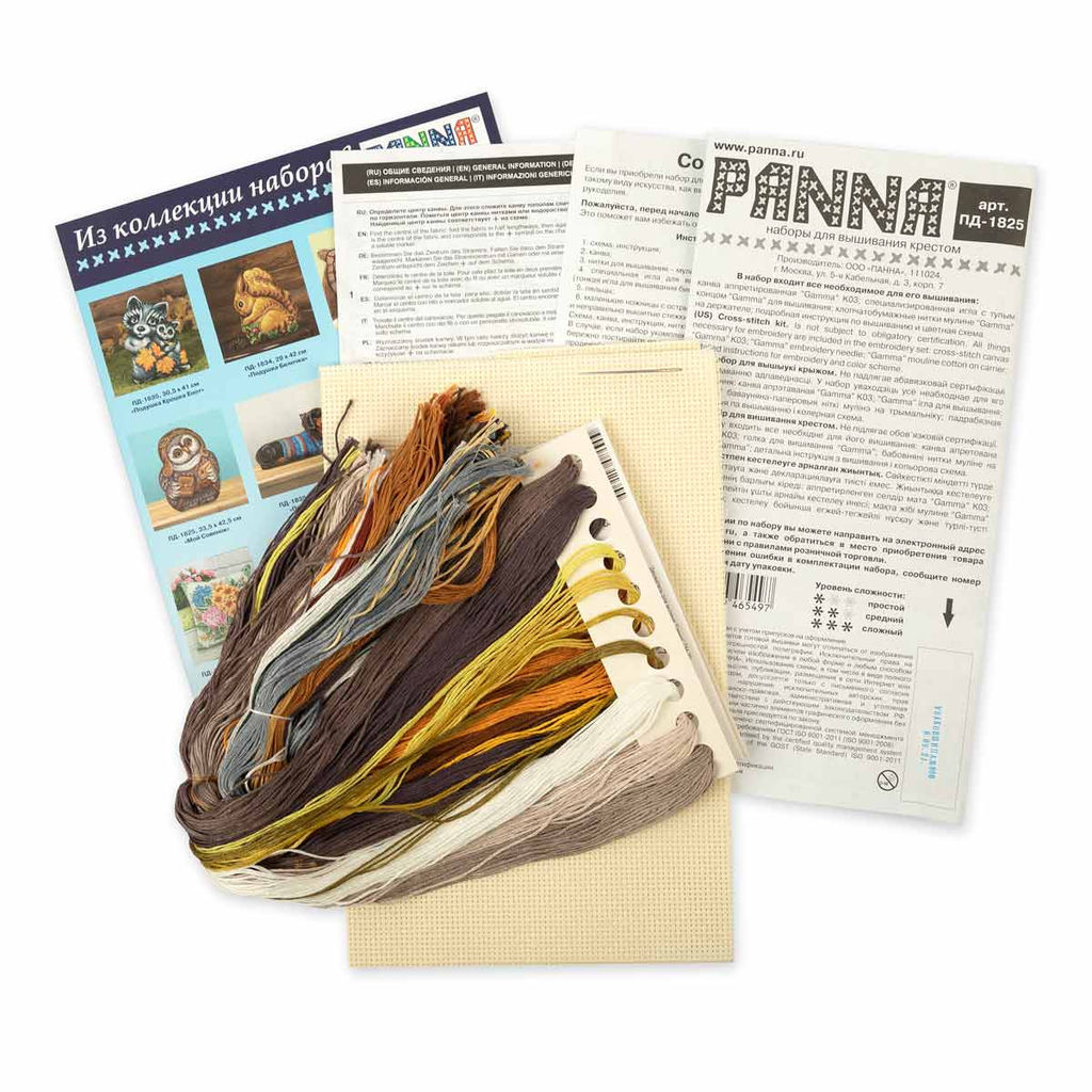 Набор для вышивания PANNA PD-1825 Мой Совенок 33.5 х 42 см