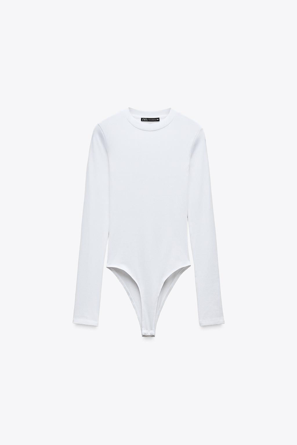 COTTON MODAL BODYSUIT - Zara фото 6