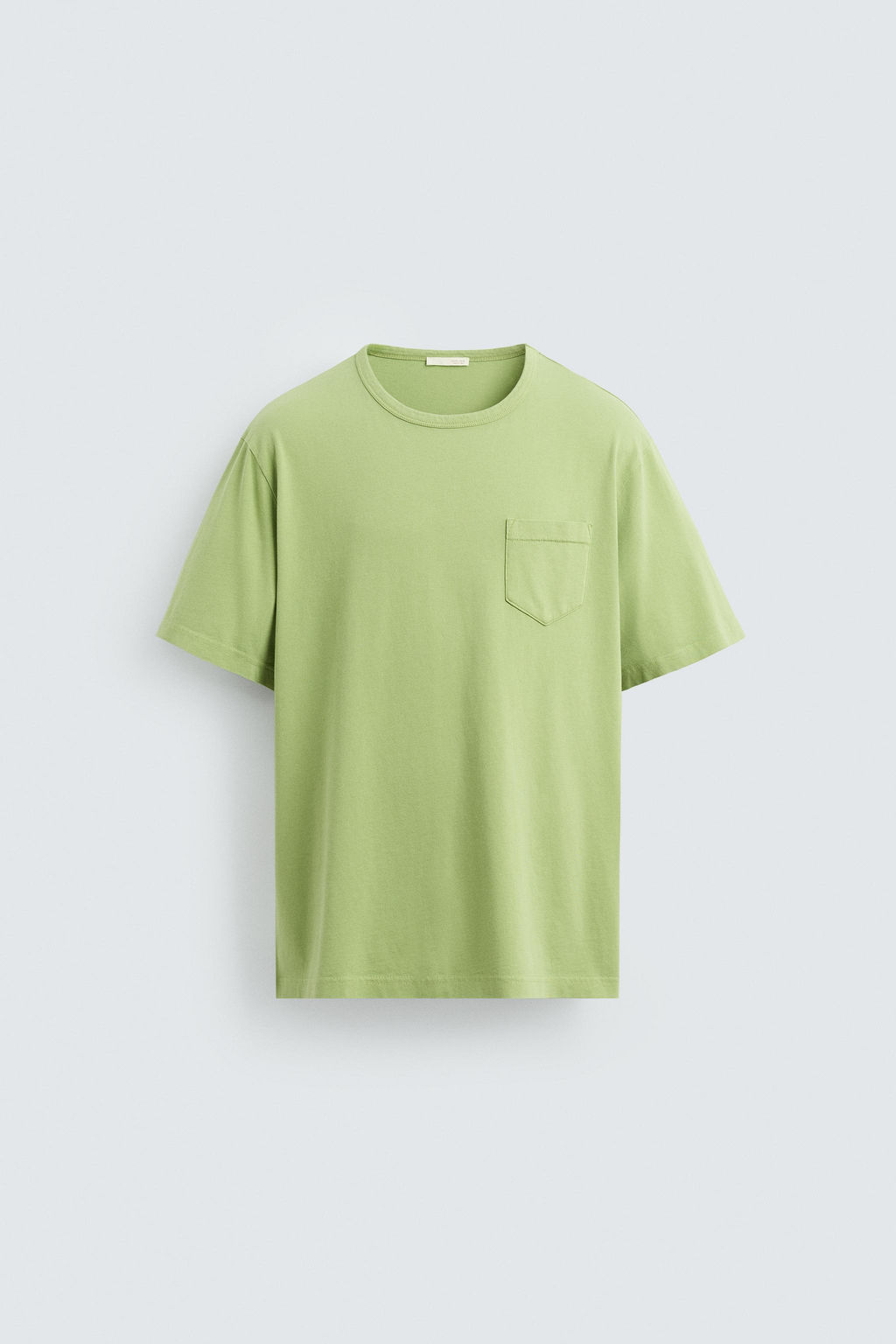 WASHED T-SHIRT WITH POCKET - Zara фото 15