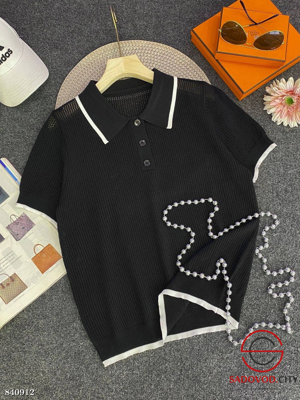 Футболка женская поло на пуговицах - Bruno фото 4