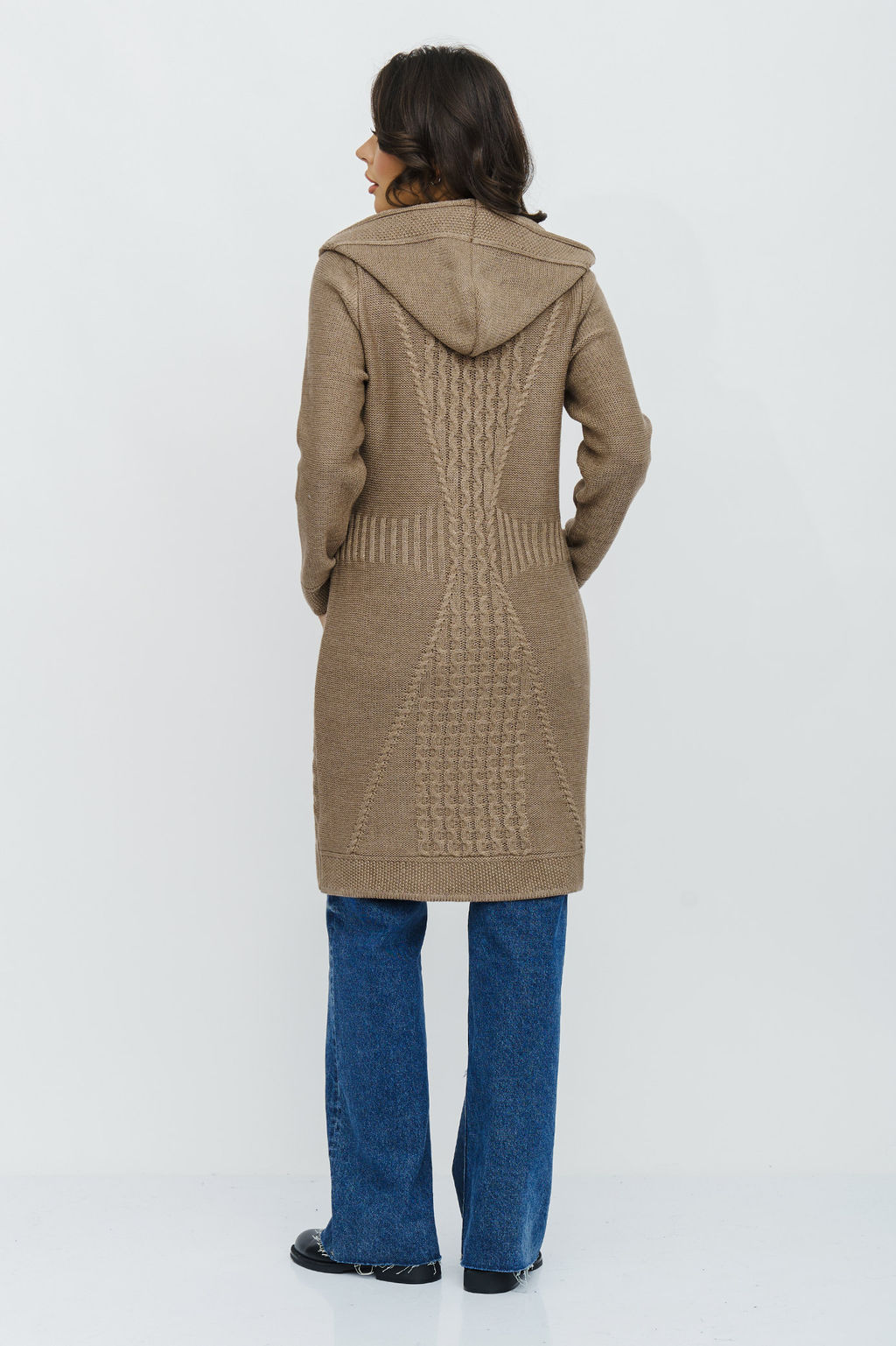 Кардиган 35166 к/кофейный (1920) - Злата Стиль фото 8