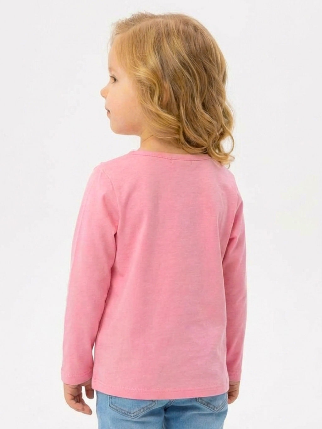 Футболка (лонгслив) UD 1145 розовый - Mini maxi фото 3