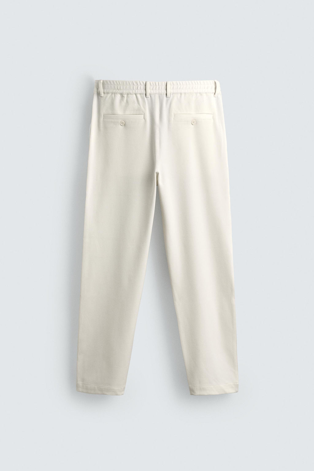 PANTAL?N STRAIGHT FIT CONFORT / Blanco roto - Zara фото 8