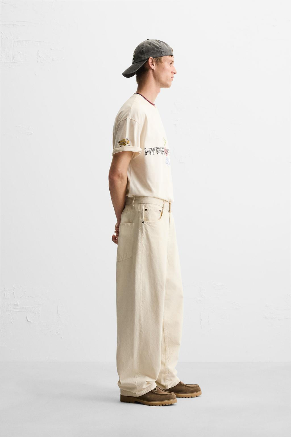 CONTRAST PRINTED T-SHIRT - Zara фото 4