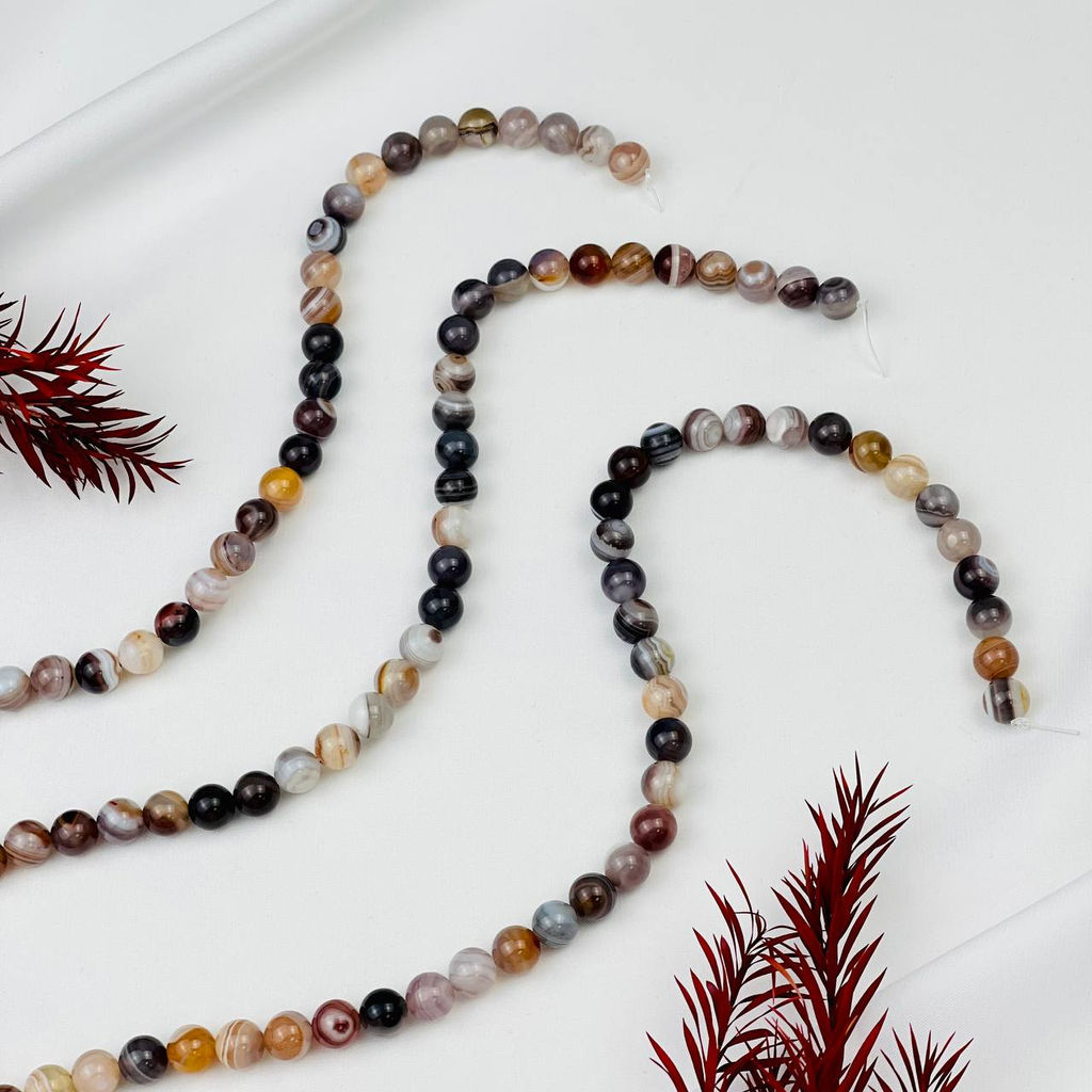 Бусины для украшений из ботсванского Агата