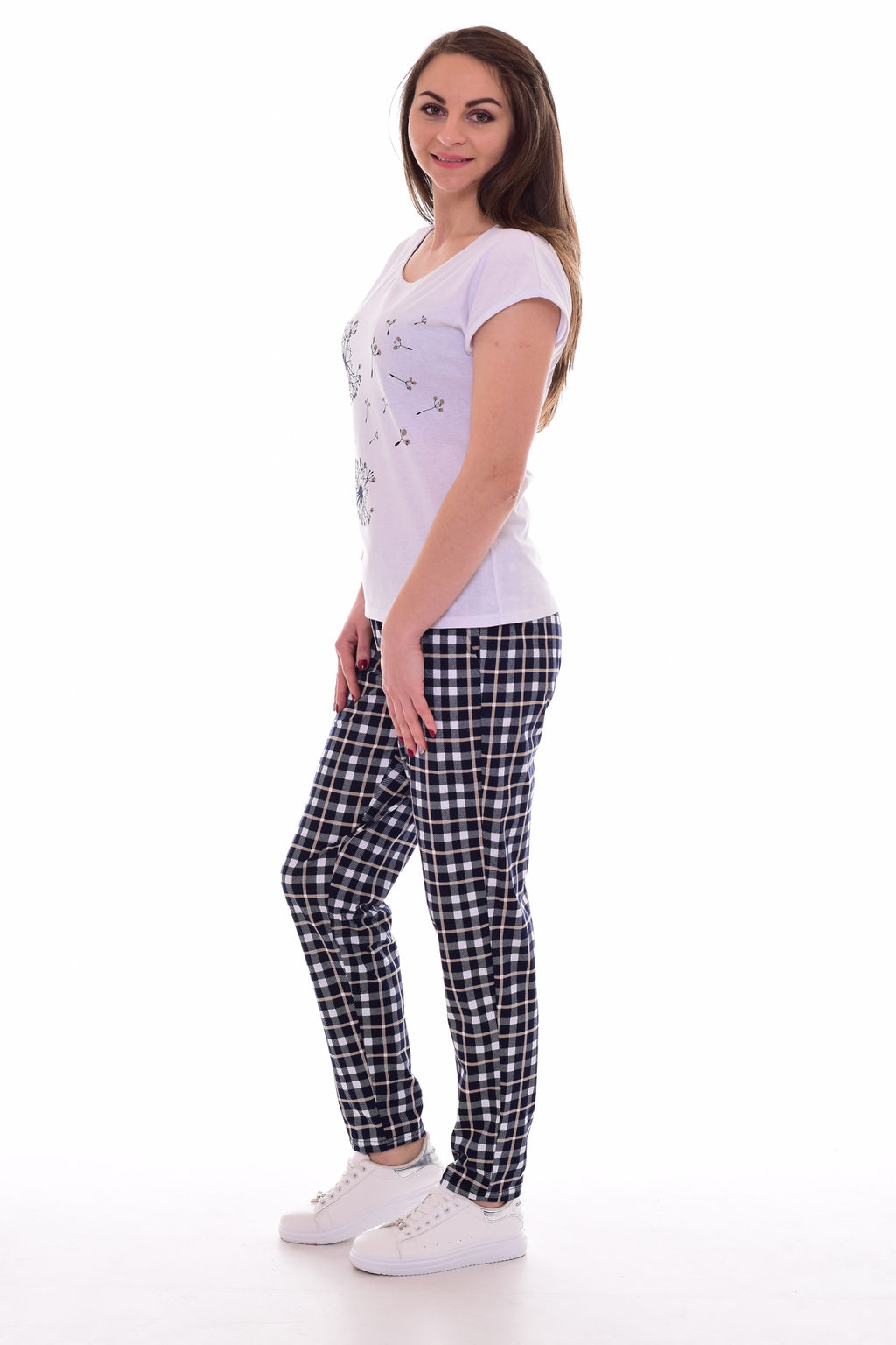 Костюм женский 5-253а (белый), Одуванчик