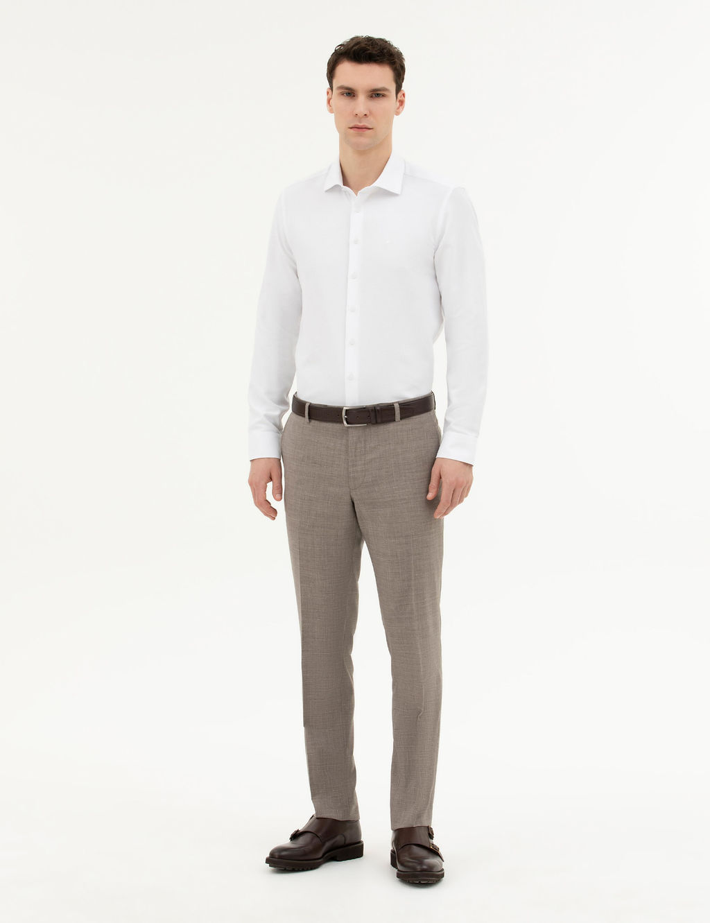Рубашка Slim Fit белая