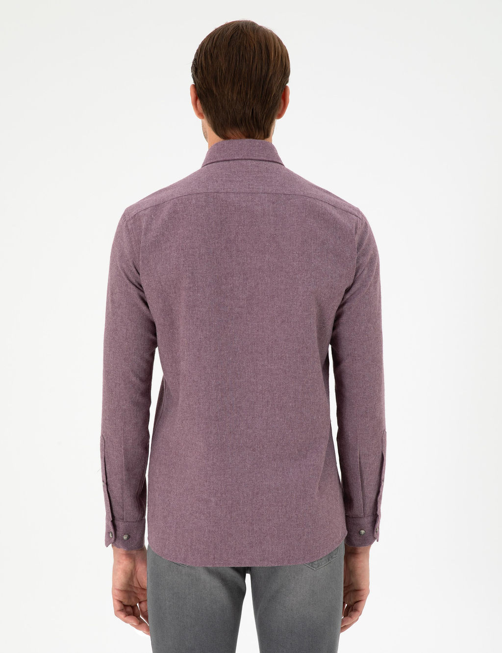 Mor Slim Fit Uzun Kollu G_mlek - Pierre cardin фото 5